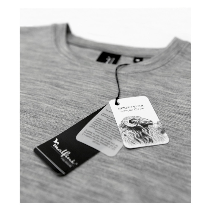 Tee-shirt homme Merino Rise LS 159 - amande