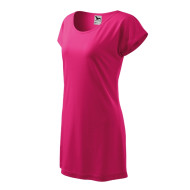 Tee-shirt/robe femme Love 123 - magenta