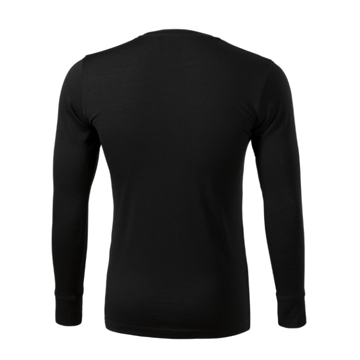 Tee-shirt homme Merino Rise LS 159 - noir