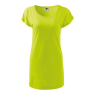 Tee-shirt/robe femme Love 123 - lime
