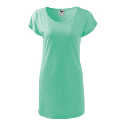 Tee-shirt/robe femme Love 123 - vert menthe