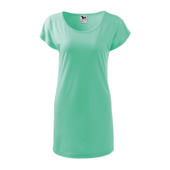 Tee-shirt/robe femme Love 123 - vert menthe