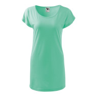 Tee-shirt/robe femme Love 123 - vert menthe