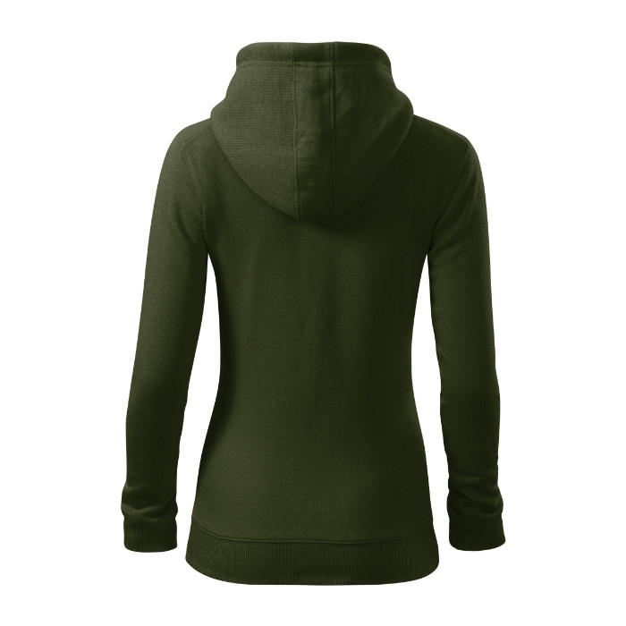 Sweatshirt femme Trendy Zipper 411 - military