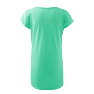 Tee-shirt/robe femme Love 123 - vert menthe