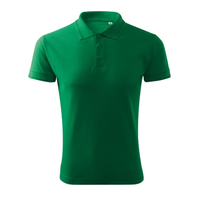 Polo homme Pique Polo Free F03 - vert moyen