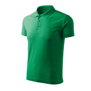 Polo homme Pique Polo Free F03 - vert moyen