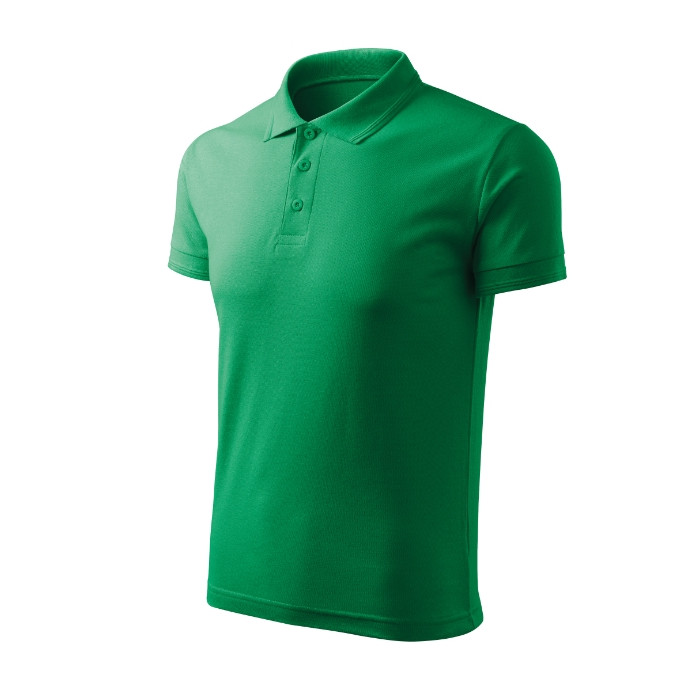 Polo homme Pique Polo Free F03 - vert moyen