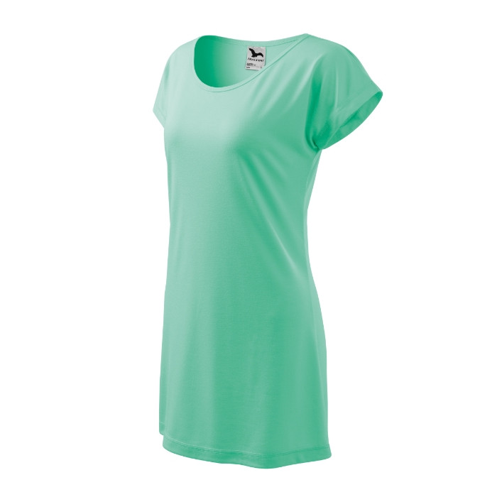 Tee-shirt/robe femme Love 123 - vert menthe