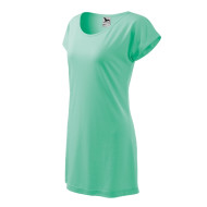 Tee-shirt/robe femme Love 123 - vert menthe