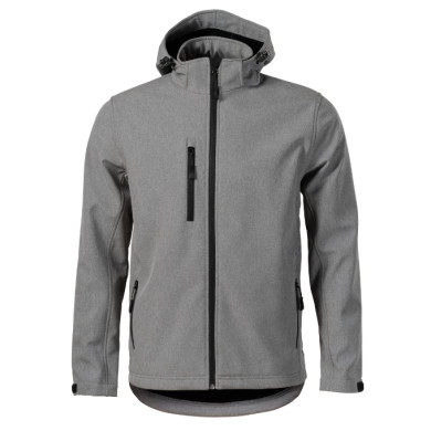 Blouson softshell homme Performance 522 - gris chiné foncé