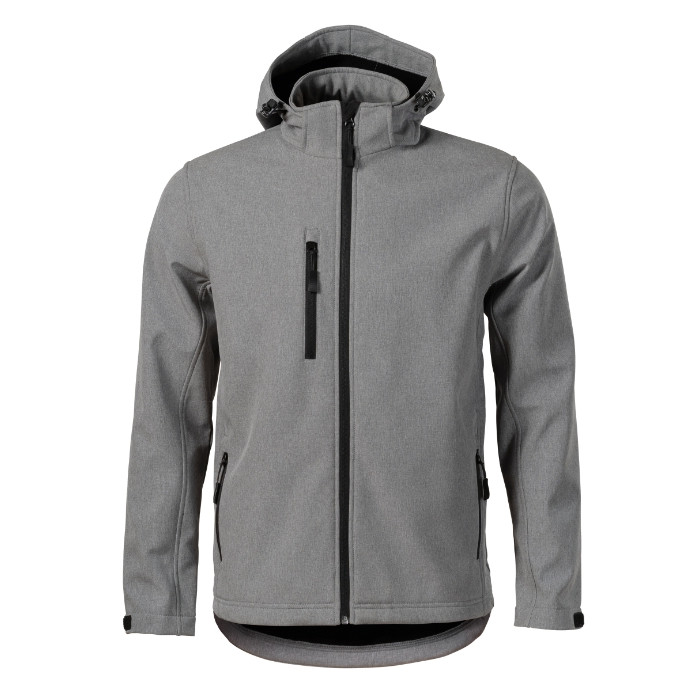 Blouson softshell homme Performance 522 - gris chiné foncé