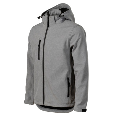 Blouson softshell homme Performance 522 - gris chiné foncé