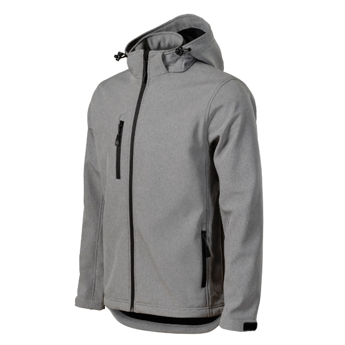 Blouson softshell homme Performance 522 - gris chiné foncé