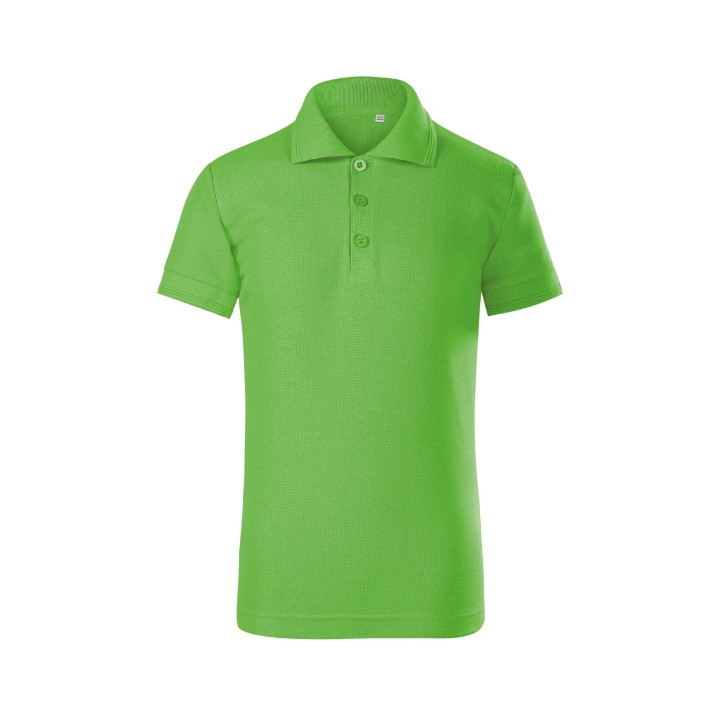 Polo enfant Pique Polo Free F22 - vert pomme