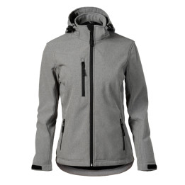 Blouson softshell femme Performance 521 - gris chiné foncé