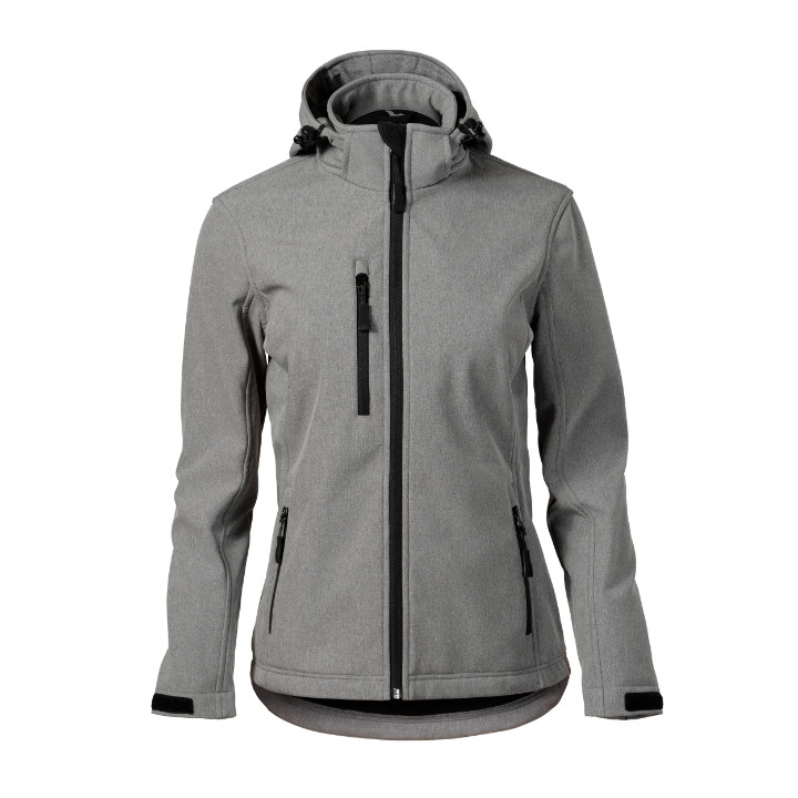 Blouson softshell femme Performance 521 - gris chiné foncé