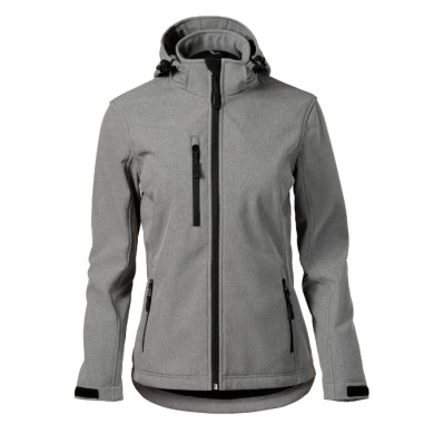 Blouson softshell femme Performance 521 - gris chiné foncé