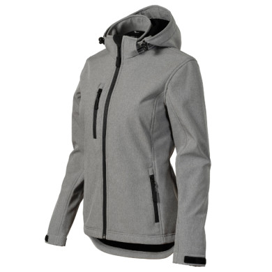 Blouson softshell femme Performance 521 - gris chiné foncé