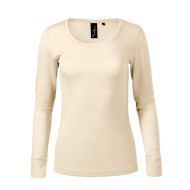 Tee-shirt femme Merino Rise LS 160 - amande