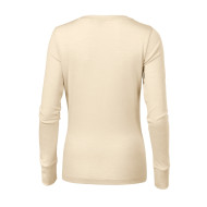 Tee-shirt femme Merino Rise LS 160 - amande