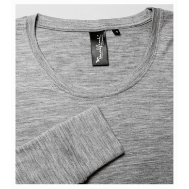 Tee-shirt femme Merino Rise LS 160 - amande