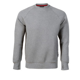 Sweatshirt homme Vertex W42 - gris chiné foncé