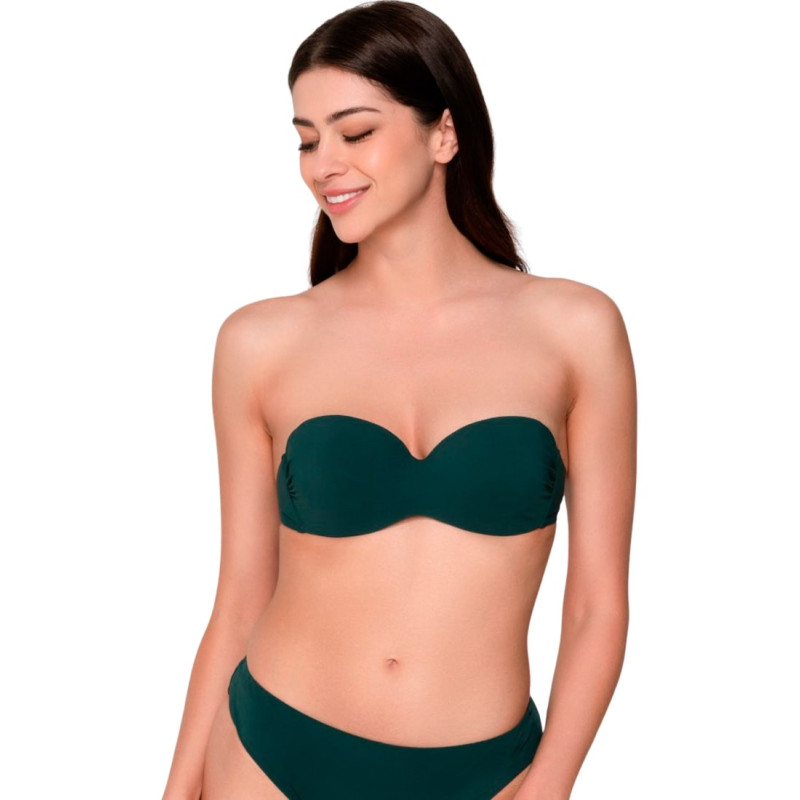 Haut maillot de bain bandeau préformé BLUE SENSE