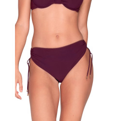Bas maillot slip de bain côtés froncés BLUE SENSE