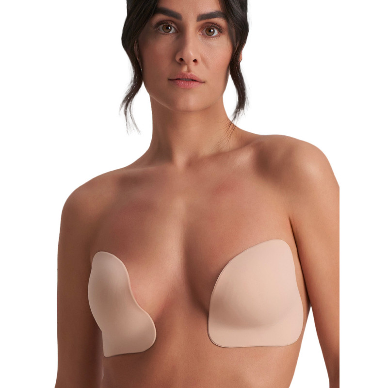 Paire de coques adhésives push-up en silicone