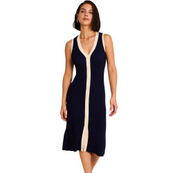 Robe mi-longue estivale sans manches SAILOR