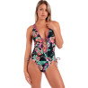 Maillot de bain une pièce à laçages Kalissa