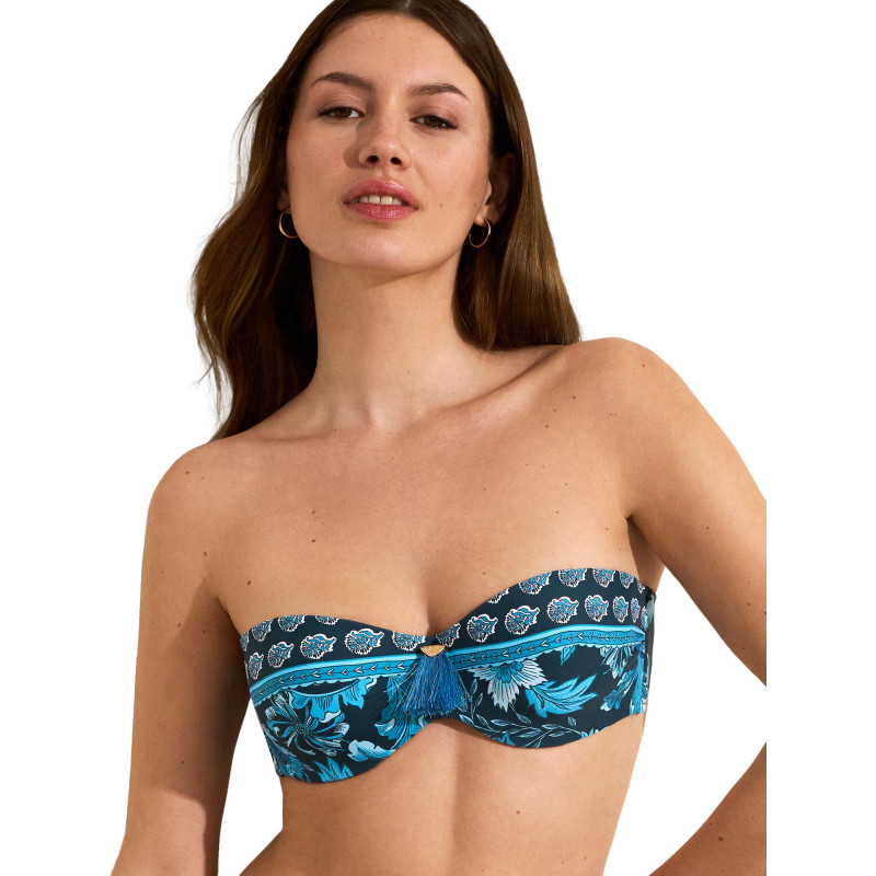 Haut maillot de bain bandeau ACANTHUS