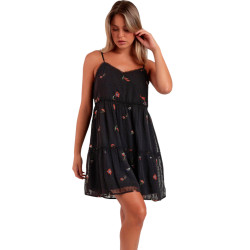 Robe estivale fines bretelles Oriental Flowers