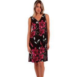 Robe estivale sans manches Brown Style