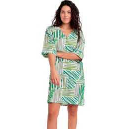 Tunique de plage demi-manches Green Summer