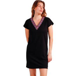 Robe de plage manches courtes Sailor Club