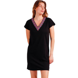 Robe de plage manches courtes Sailor Club
