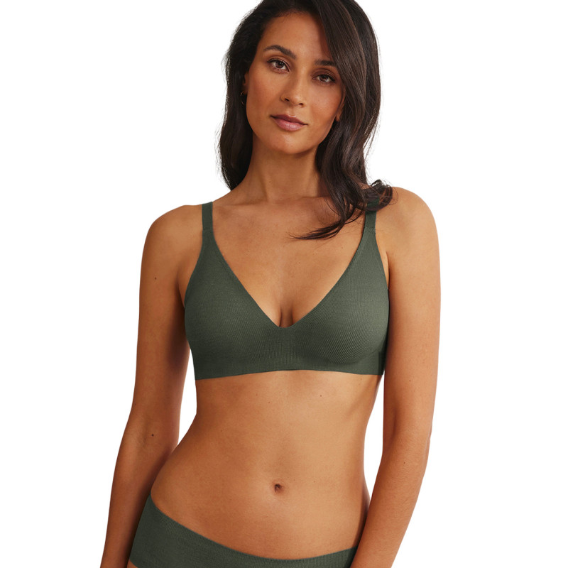 Soutien-gorge triangle préformé plongeant coques amovibles ONE