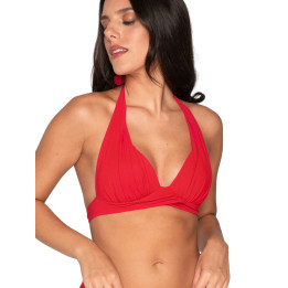 Haut maillot de bain triangle plissé emboîtant BLUE SENSE