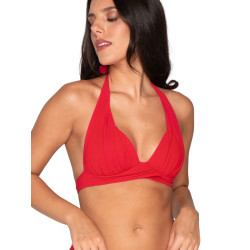 Haut maillot de bain triangle plissé emboîtant BLUE SENSE