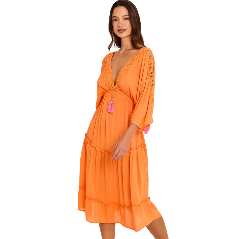 Robe mi-longue de plage BIKINI BAY
