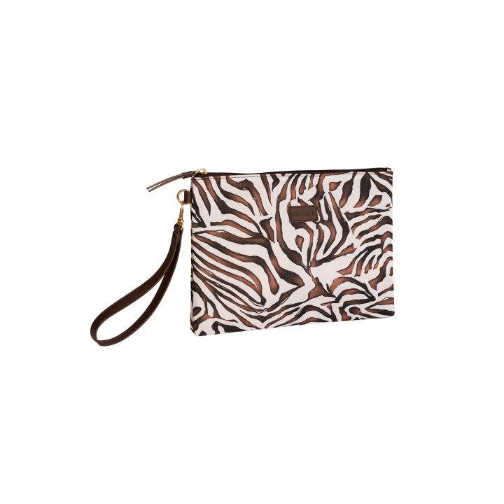 Pochette estivale zébrée Complementos