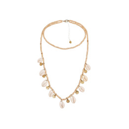 Collier long coquillages Complementos