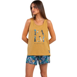 Pyjama short débardeur Palm Paradise