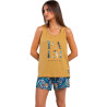 Pyjama short débardeur Palm Paradise