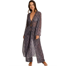Ensemble estival pantalon kimono long INDIGO