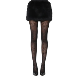 Paire de collants 70 den opaques à motifs Reveuse