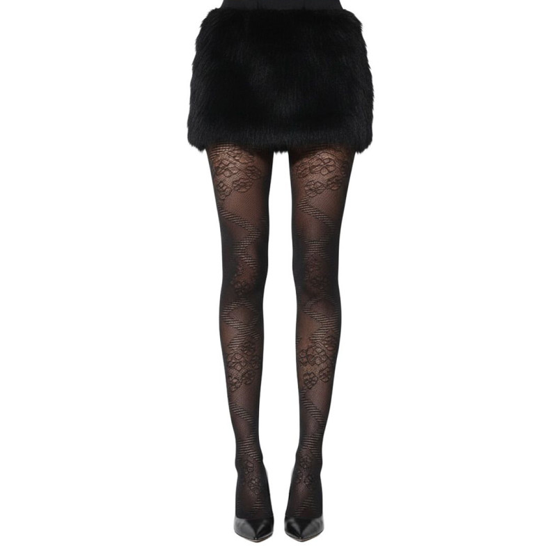 Paire de collants 70 den opaques à motifs Reveuse