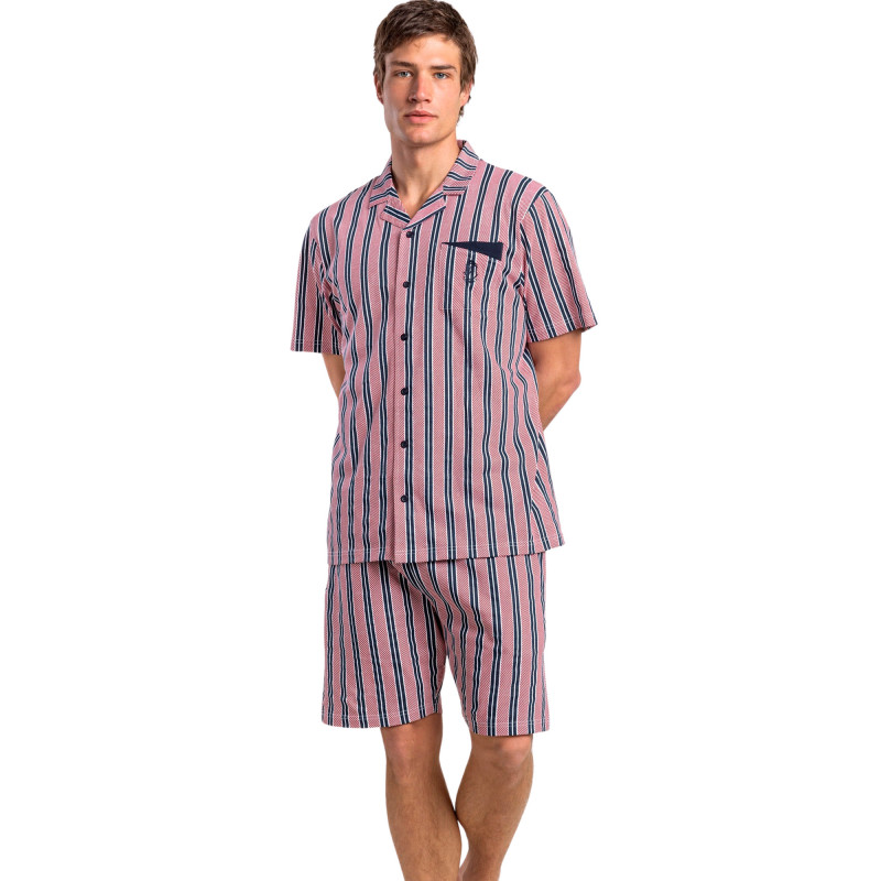 Pyjama short chemise manches courtes Motion